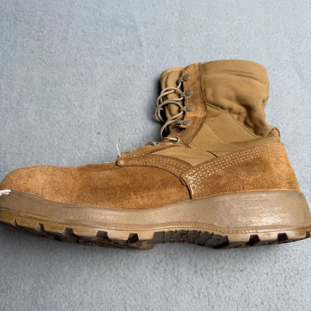 Belleville AFSTC Coyote Brown Steel Toe Military Flight Boots Mens 12R USA Made